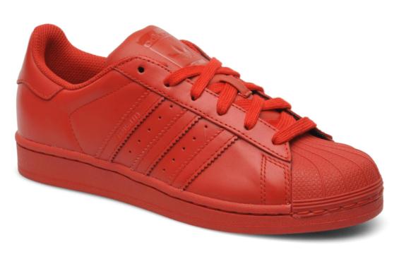 basket adidas blanche et rouge