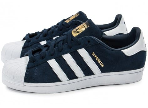 adidas superstar bleu foncé