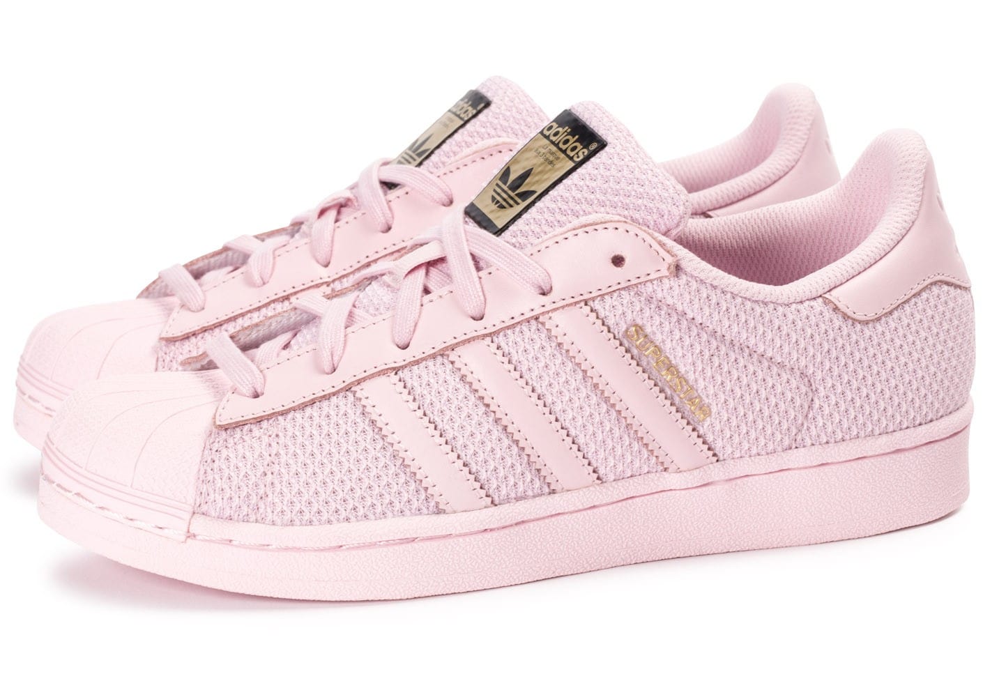 adidas super star rose pale