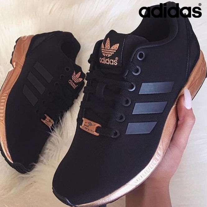 adidas noir et bronze femme