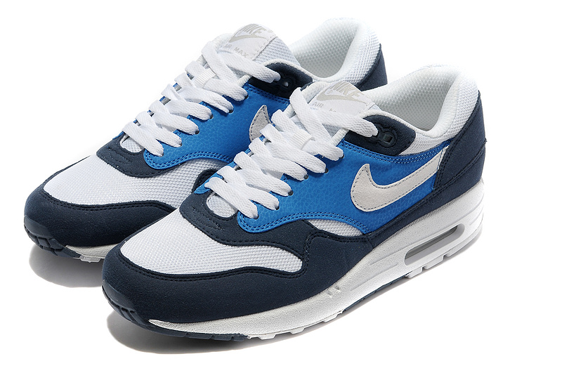 air max blanche et bleu