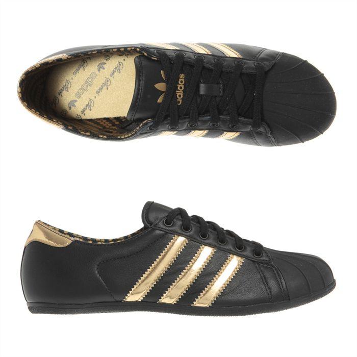 adidas femme noir et or