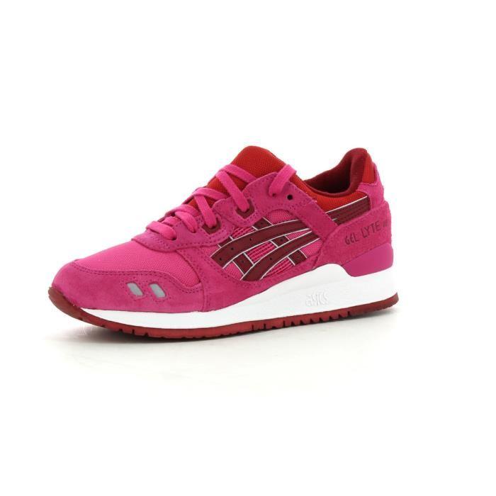 asics fille bordeaux