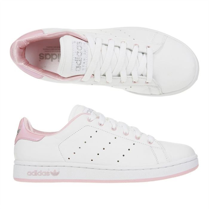 baskets compensees adidas stan smith bold rose femme