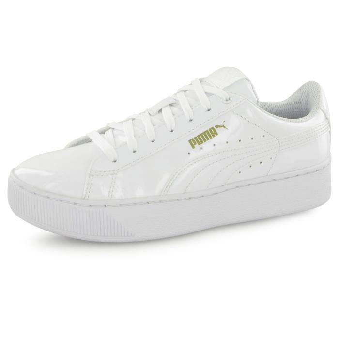 basket puma blanche et grise