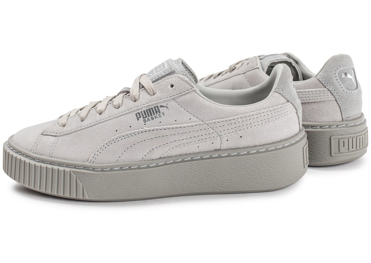 puma suede cuir blanc femme