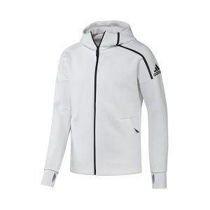 sweat adidas gris blanc noir